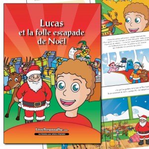 Livre enfant de noel personnalisé